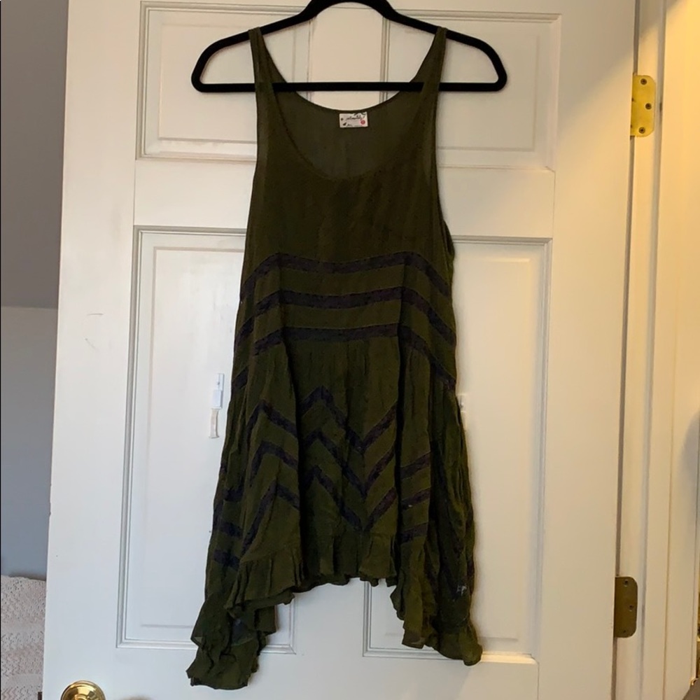 Free people trapeze slip dress